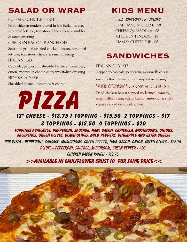 Ludington Pub Menu image 2